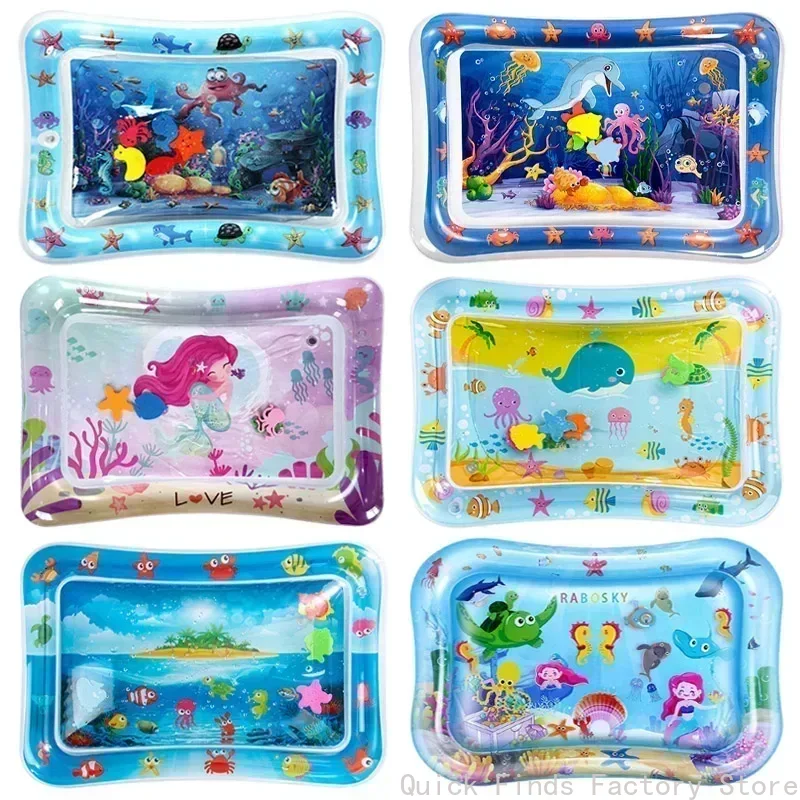 Repotting Mat - Baby-Wasserspielmatte, aufblasbares Kissen, PVC, Bauchlage-Matte für