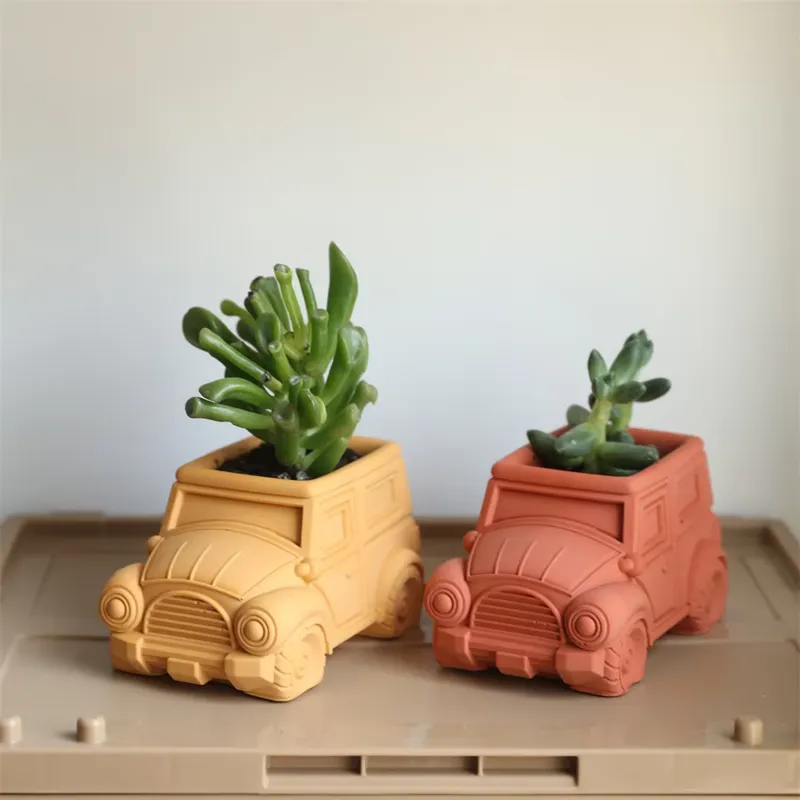 Plant Pot - Boowan Nicole Vintage Auto Beton-Silikonformen für