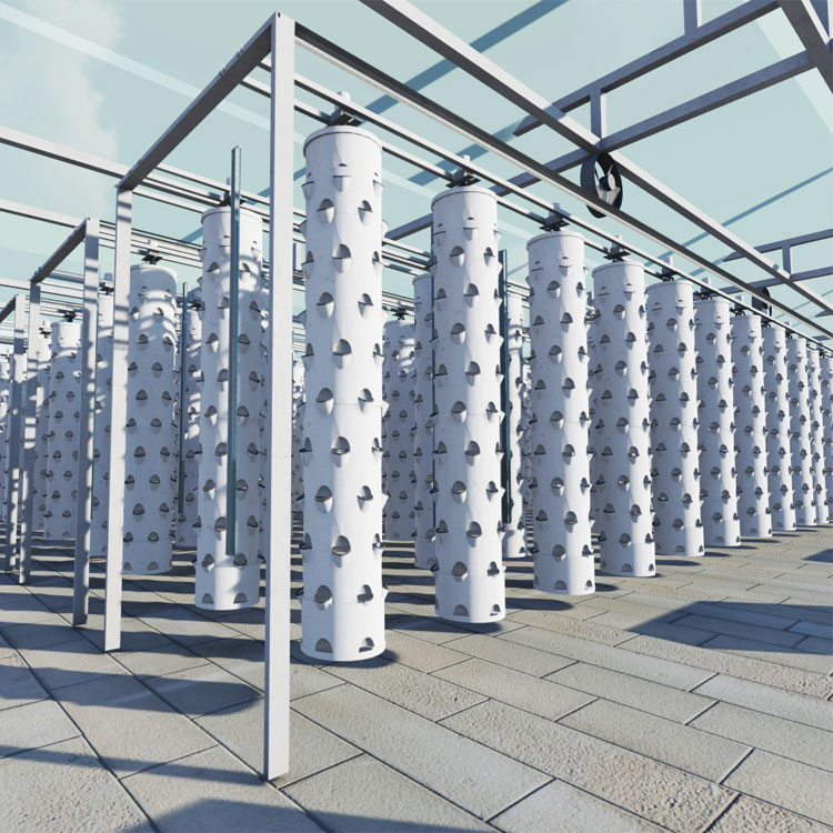 Indoor Plants - Intelligente hängende Säule, hydroponischer rotierender Turm,