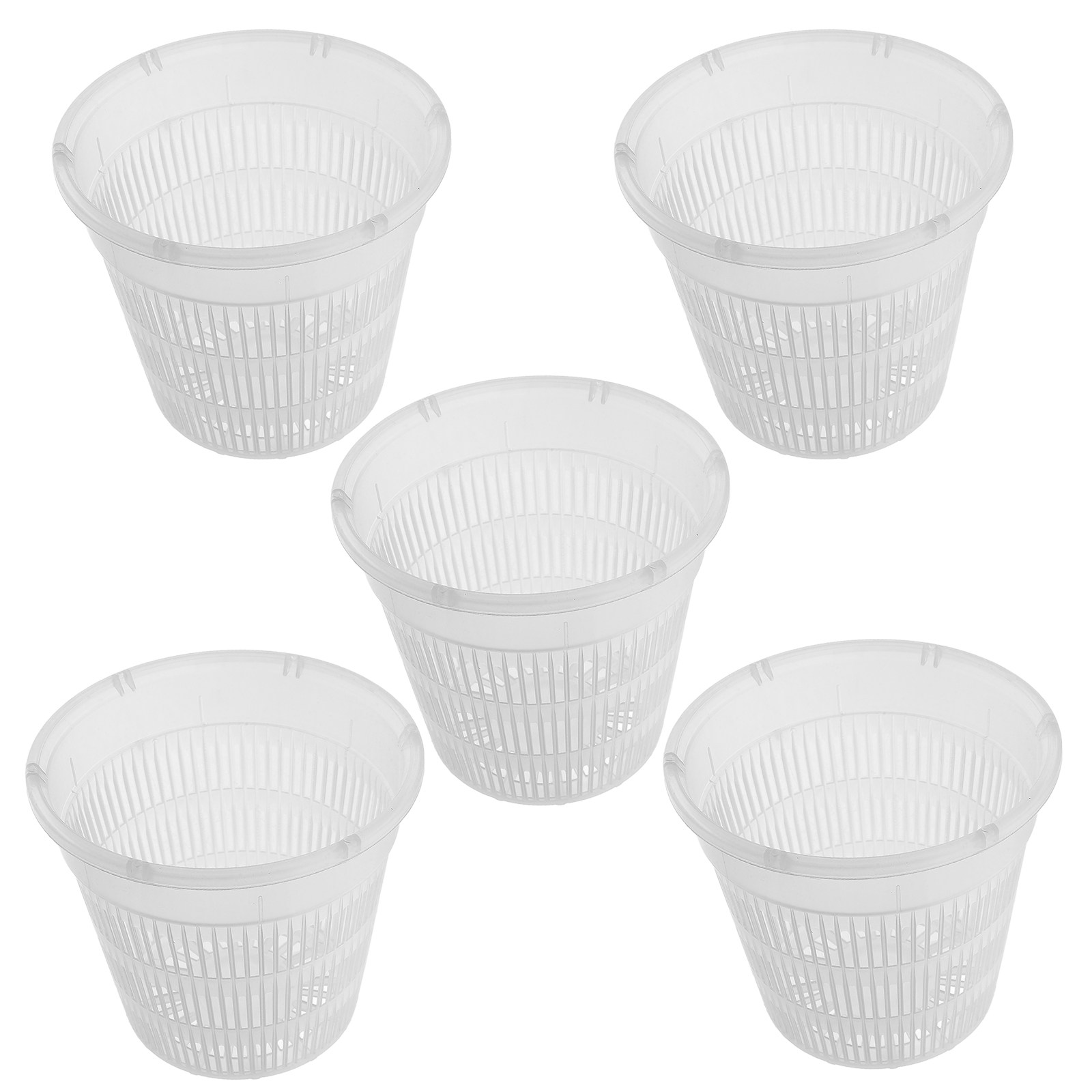 Plant Pot - 5 Stück Hydroponische Pflanznetztöpfe, Kunststoffkörbe für