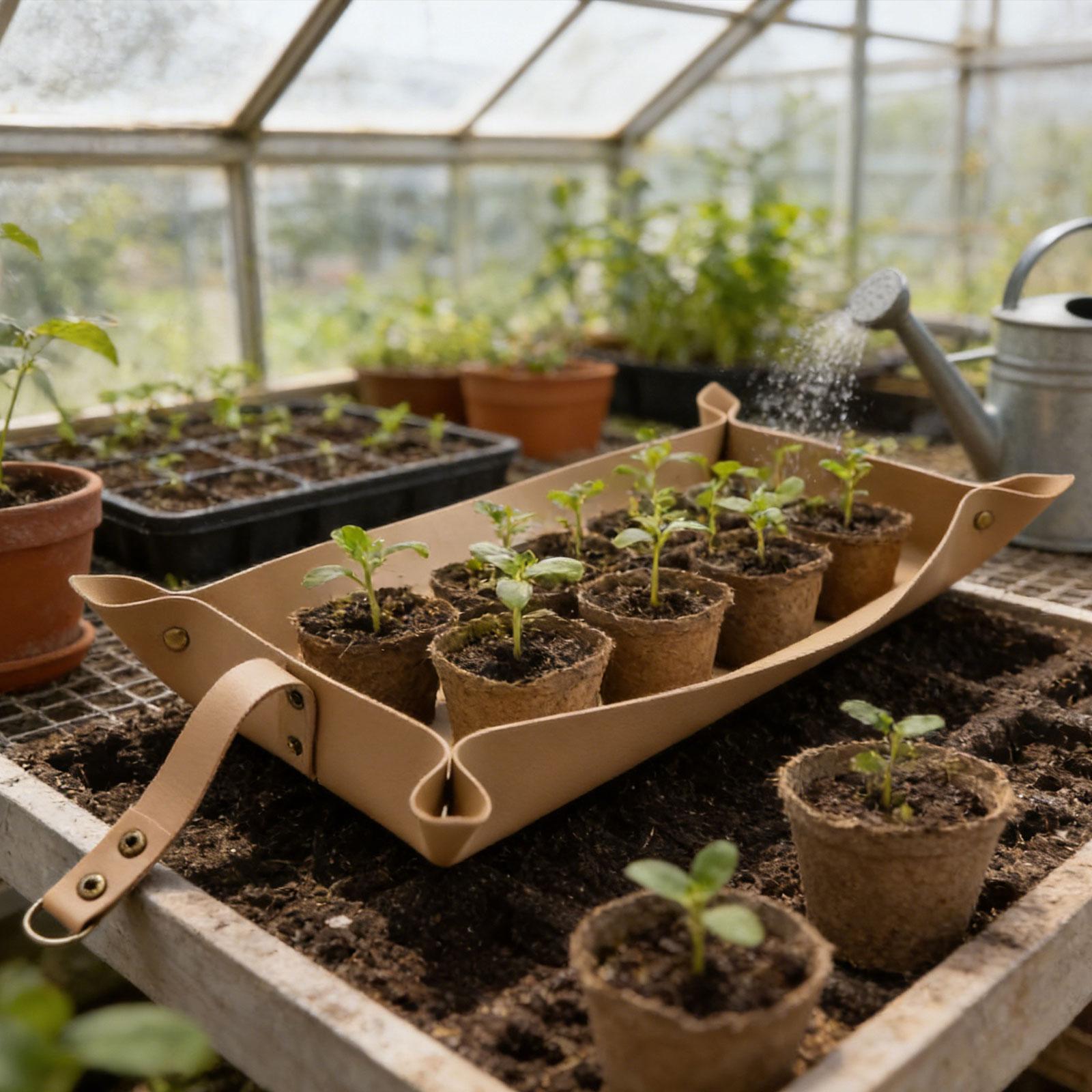 Repotting Mat - Pflanzumsetzungsmatte Pflanzentöpfe-Unterlage Robuste Faltbare Gartenwerkzeuge Innen-/Außen-Gartenunterlage