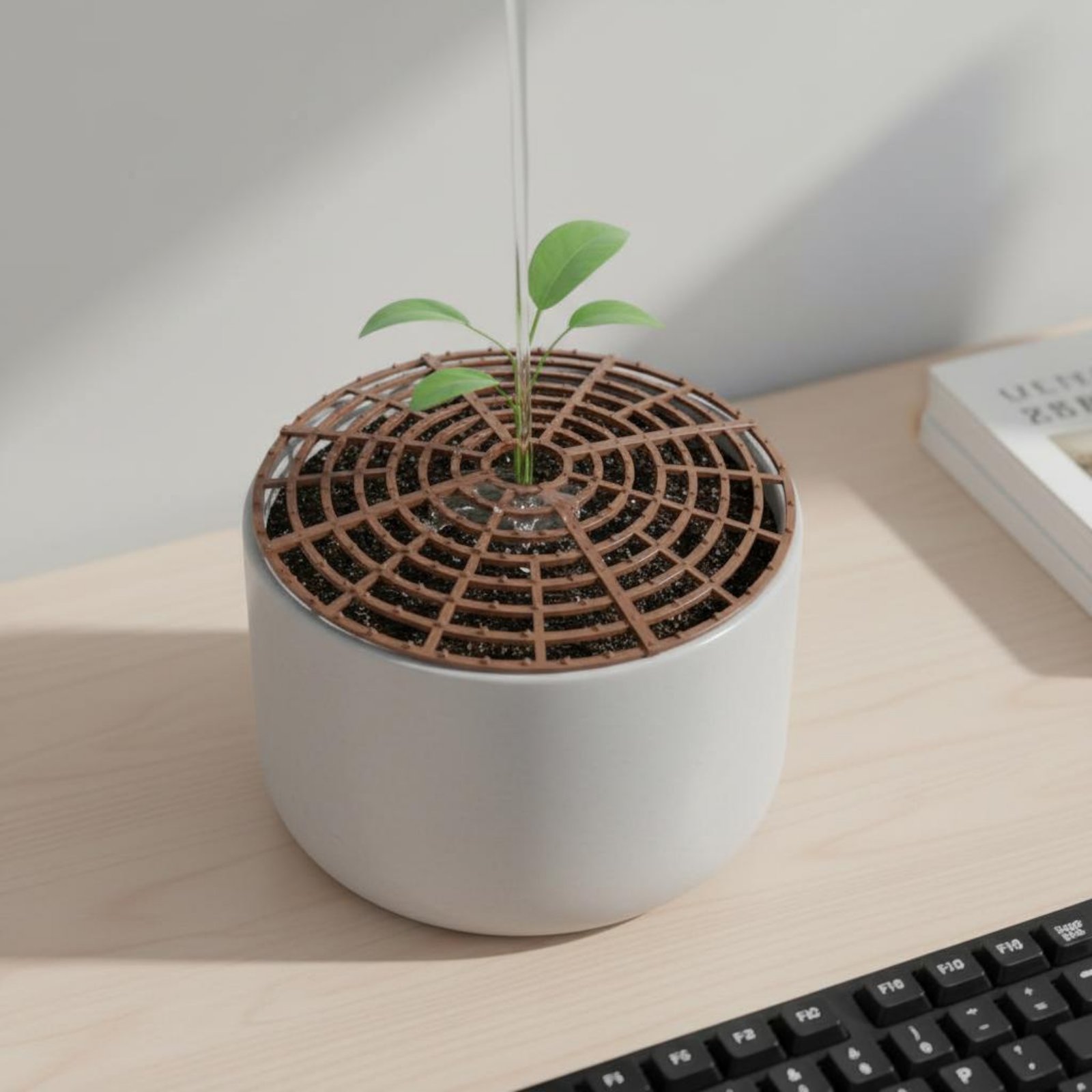 The Plant Parent - Pflanzentopf-Bodenschutz Wetterfester Blumentopf-Bodenschutz Haustier-Grabschutz Atmungsaktives Netz
