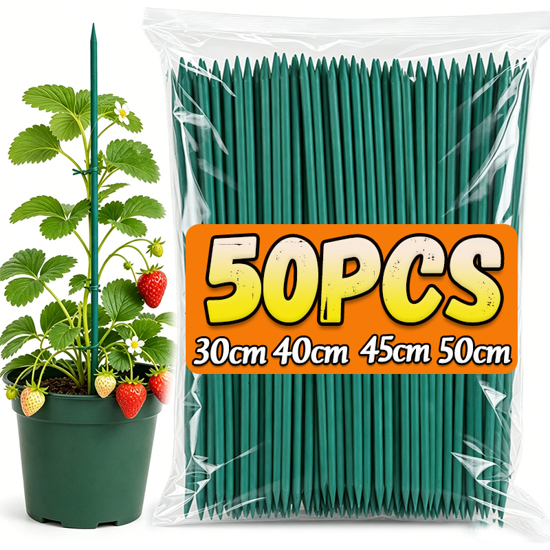 Plant Support Stake - Pflanzenstützstäbe, Bambus-Pflanzenstützen, Tomatenstäbe, Blumenstäbe, Kletterpflanzen-Gartenstäbe