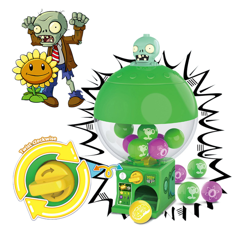 Plant Parent Yearly - Original Plants vs. Zombies Mini-Baustein-Kapselmaschine Kinderspielzeug