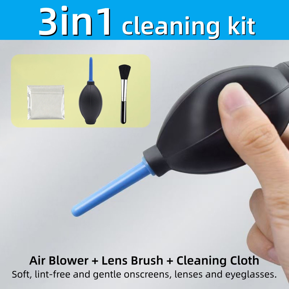 Succulent Set - 3-in-1 Kamera-Reinigungsset, professionelles DSLR-Objektiv- und Sensor-Reinigungsset