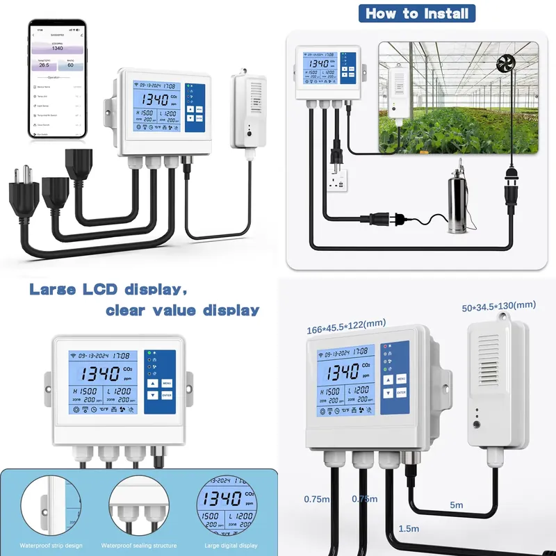 Indoor Plants - Intelligenter Klimacontroller WLAN Umweltcontroller für Obst-