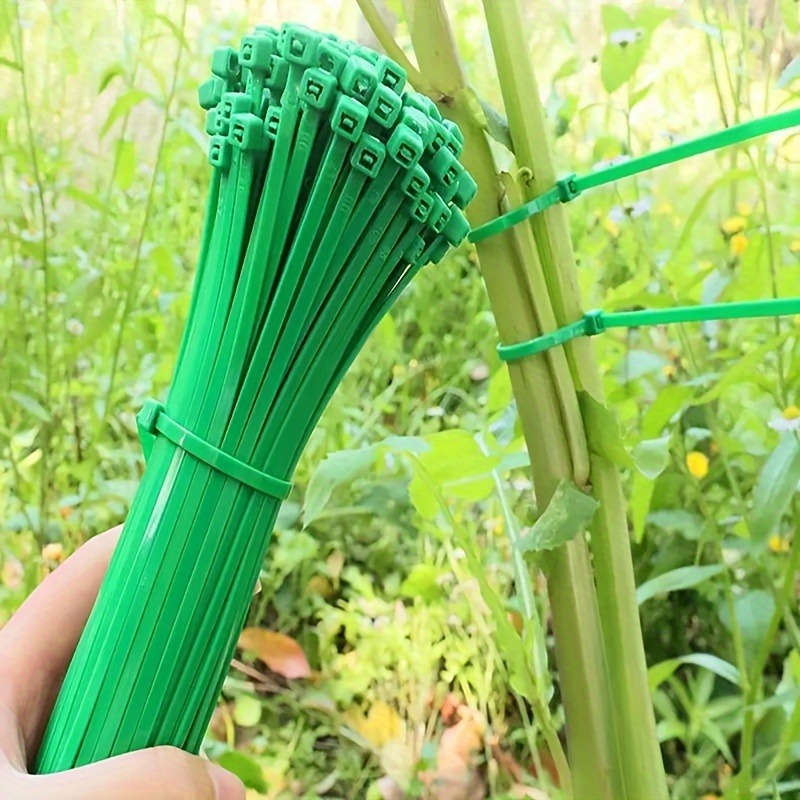 Plant Pot - 100 Stück Gartenkabelbinder, Pflanzenumwicklung, Pflanzenbefestigung, Gartenpflege,