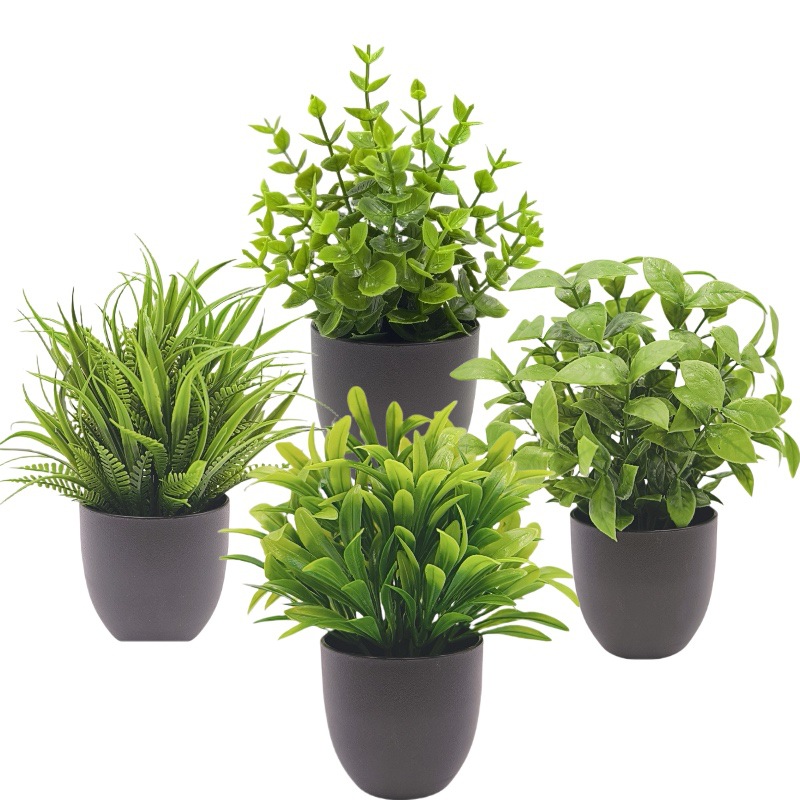 Succulent Set - Simulierte Grüne Pflanze Bonsai Grenzübergreifende Büro-Innendekoration