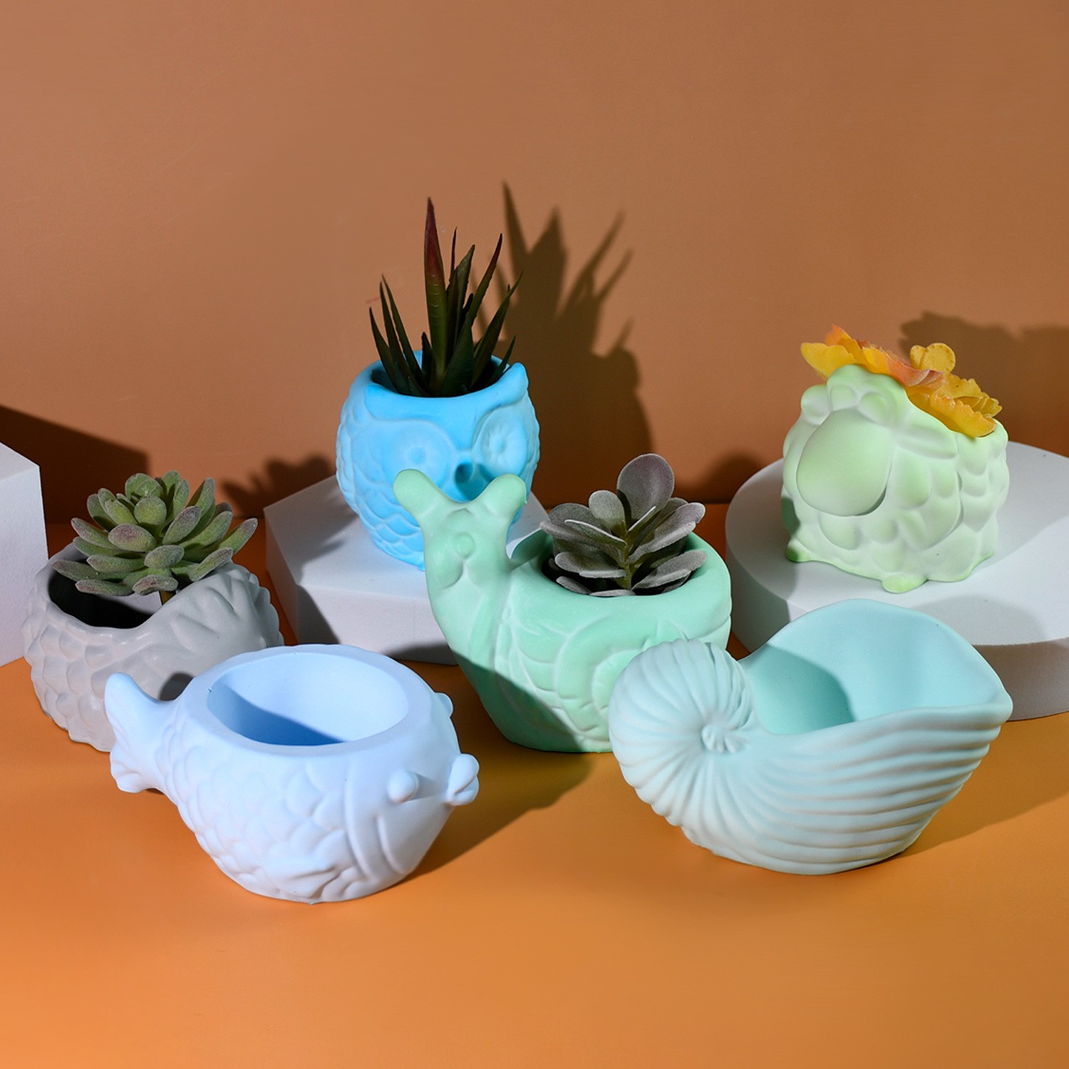 3D Tier Blumentopf Silikonform – Succulent Set Bewertung und Preis