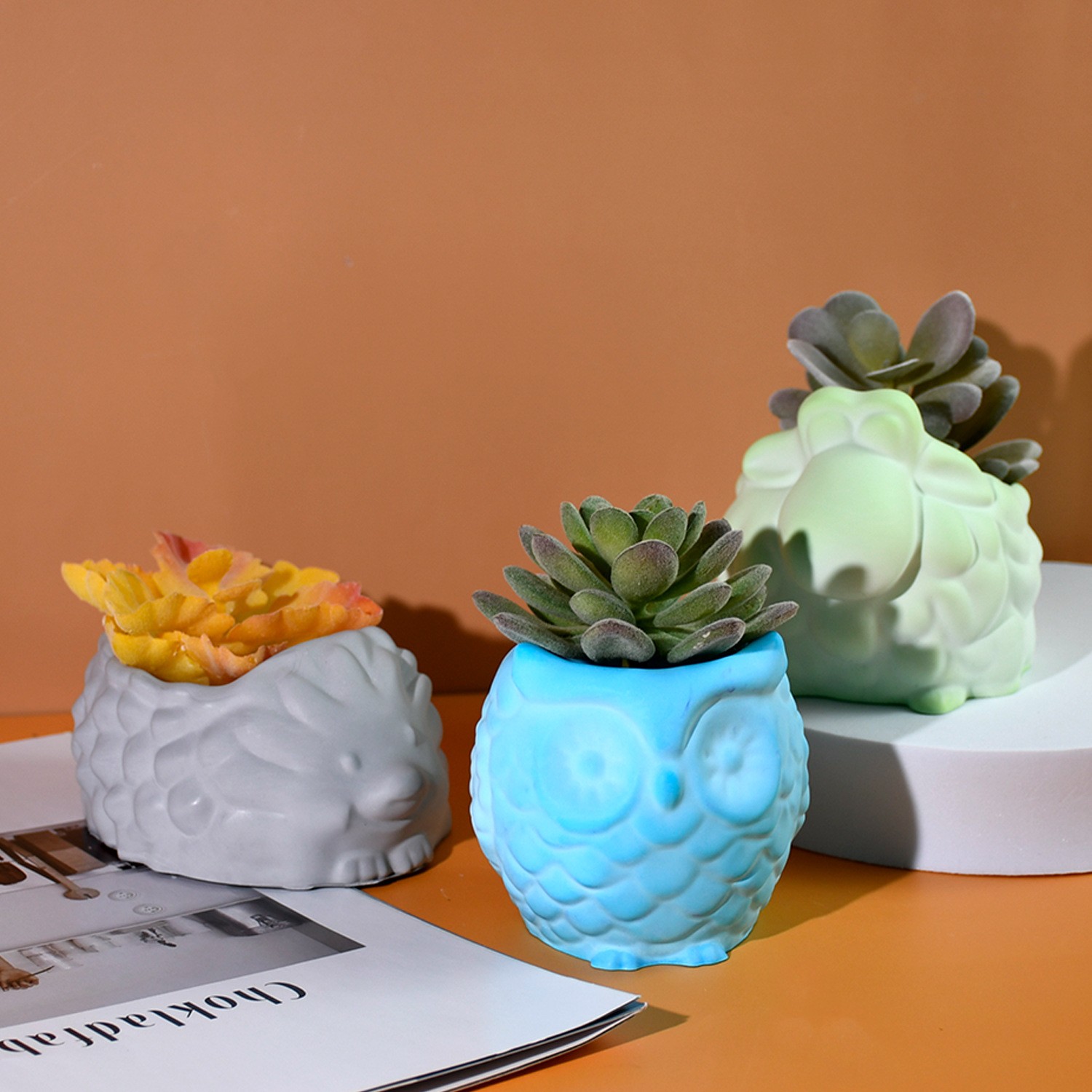 3D Tier Blumentopf Silikonform – Succulent Set Bewertung und Preis