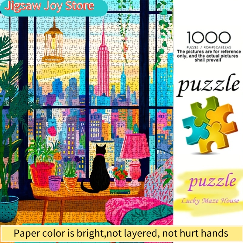 DIY-Papierpuzzle, Nachtansicht – The Plant Parent Bewertung und Preis
