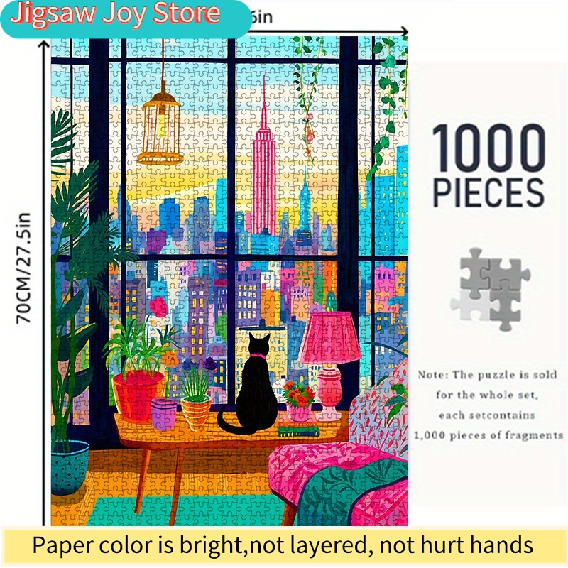 DIY-Papierpuzzle, Nachtansicht – The Plant Parent Bewertung und Preis