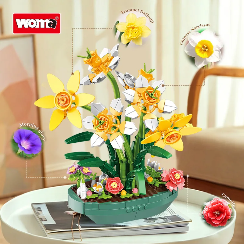 Simulierte Narzissen-Bausteine – Plant Parent Yearly Bewertung und Preis