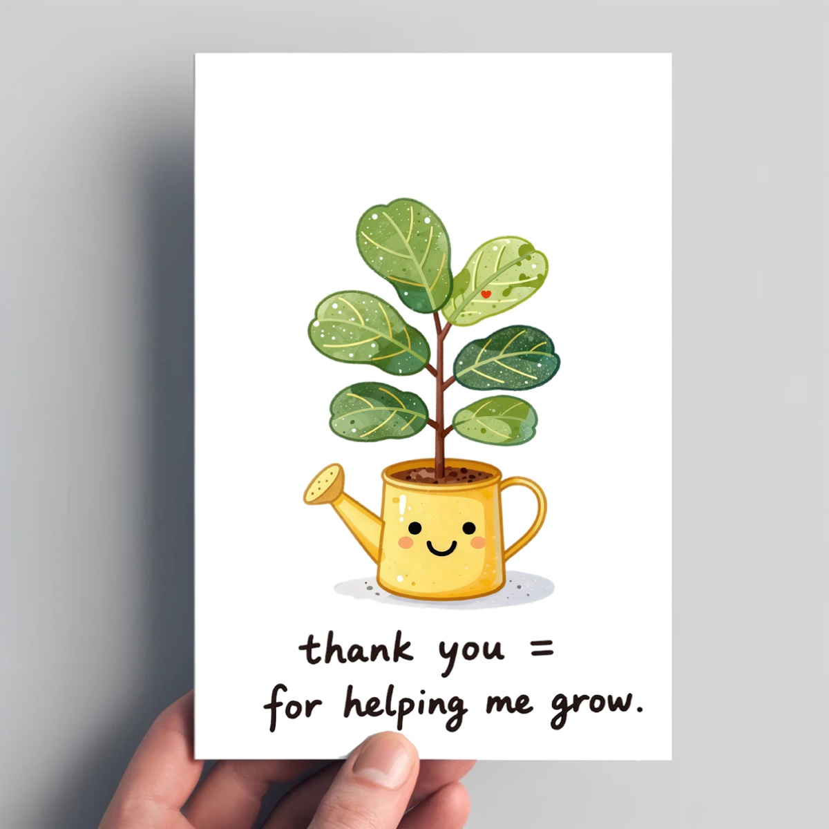 1 süße und warme Dankeskarte f – The Plant Parent Bewertung und Preis